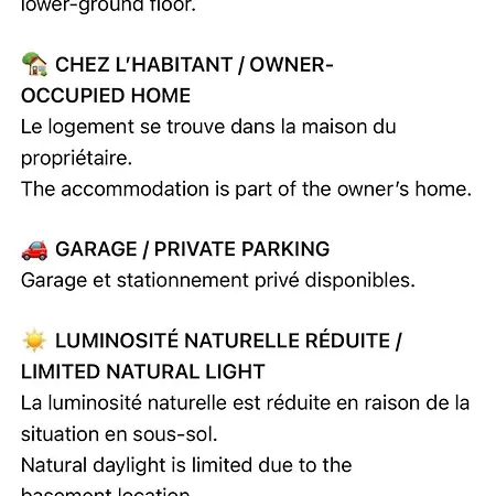 Cosy 2 A 4 Pers Et Parking Privatunterkunft *