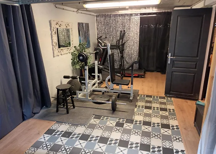 Quarto em Acomodações Particulares Studio cosy 2 à 4 pers parking privé Le Fresne-Camilly